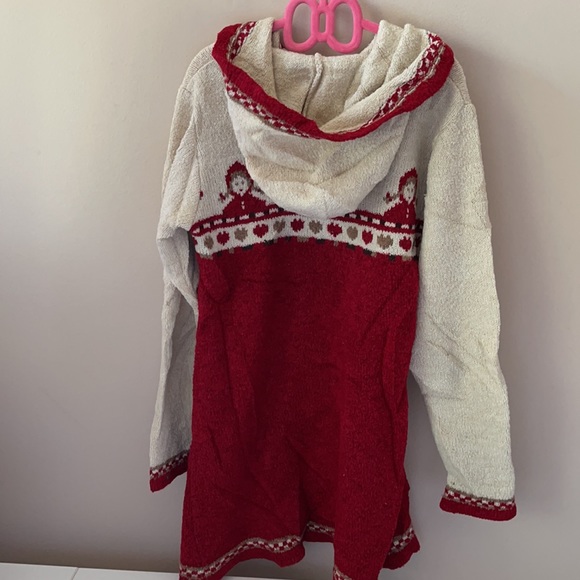 Deux Par Deux Girls Christmas Sweater Size 6 - Picture 7 of 8